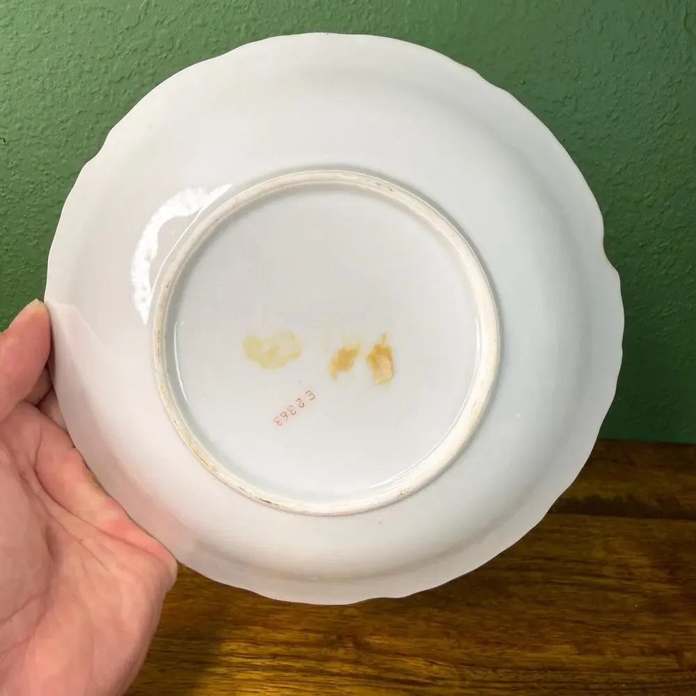 Vintage Enesco Hand Painted Bowl Floral Farmhouse Dish